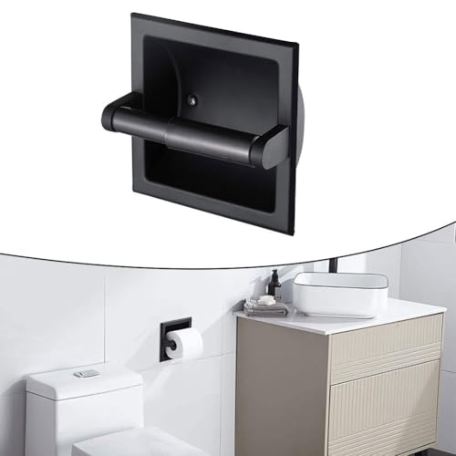 Jotekonoby Toilettenpapierhalter aus 304 Edelstahl mit verdecktem Design für ein kompaktes und funktionales Badezimmer-Accessoire von Jotekonoby