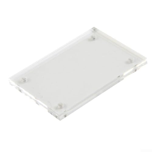 Jotekonoby Transparenter Acryl-Bilderrahmen, magnetischer Posterständer, Desktop-Bilderhalter, klarer Rahmen für Zuhause, Büro, Dekoration, Wandkunst (6 x 9 cm) von Jotekonoby