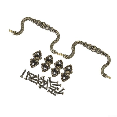 Jotekonoby Türgriffknäufe aus Zinklegierung, Antik-Bronze, für Küche, Kleiderschrank, Schublade, Möbel mit Schrauben, 95 mm, 2 Stück Jotekonoby Türgriffknäufe aus Zinklegierung, Antik-Bronze, für Küche, Kleiderschrank, Schublade, Möbel mit Schrauben, 95 mm, 2 Stück von Jotekonoby