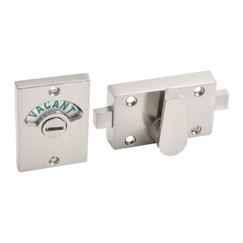Jotekonoby Türriegel, Zinklegierung, für Badezimmer, Trennwand, WC, öffentliche Toilette, Privatsphäre mit Zugang Jotekonoby Türriegel, Zinklegierung, für Badezimmer, Trennwand, WC, öffentliche Toilette, Privatsphäre mit Zugang von Jotekonoby