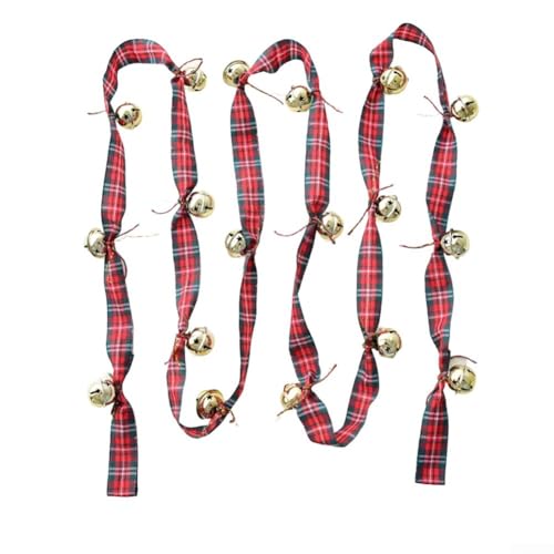 Jotekonoby Weihnachts-Samtband-Glockenschnur: Klingeln für Ihren Weihnachtsbaum (C) von Jotekonoby