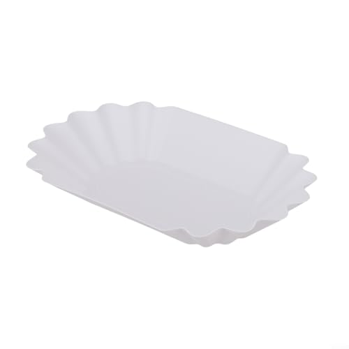 Kaffeebohnen-Display-Tablett aus Kunststoff für Snacks und Vorspeisen, lebensmittelechte Verkostungsplatte mit Hitze- und Kältebeständigkeit (weiß) von Jotekonoby