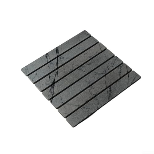 Kieselgur saugfähige Abtropfmatte, faltbare Küchenthekenmatte, rutschfeste Abtropfmatte, schnelle Wasseraufnahme, Badematte, Pflanzen-Untersetzer 40 x 30 cm (E) von Jotekonoby