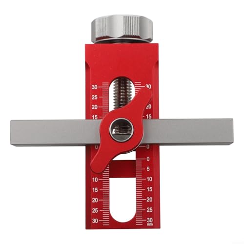 Kleiderschrank-Legierung Klemme Tür Installation Jig Flexibles Aluminium Gadget mit Schrankstütze für die Installation von Frontrahmen oder rahmenlosen Schrankpositionierung und Küchentüren (B) von Jotekonoby