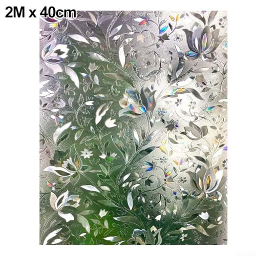 Moderne 3D-Design-Milchglasfolie bietet effektive Privatsphäre-Lösungen (200 x 40 cm) von Jotekonoby