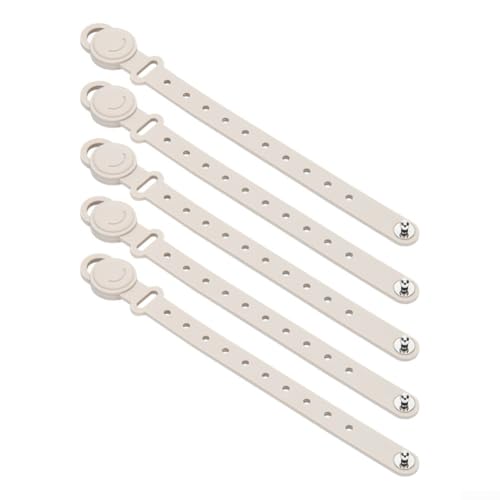 Nachhaltiges magnetisches Silikonbinder-Set, verwalten Sie Ihre Kabel effizient, wo immer Sie sind (Milchweiß) von Jotekonoby