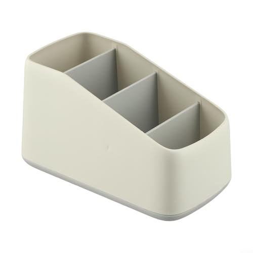 Organizing Your Space 4 Grid Remote Control Holder and Storage Box for Home (Gray) von Jotekonoby