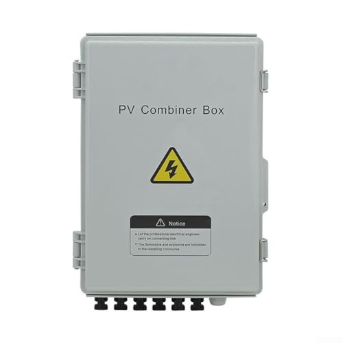 PV-Kombinationsbox mit 6 Saiten, Überspannungsschutz und Leistungsschalter zum Schutz von Solarpanel-Arrays und elektrischen Komponenten PV-Kombinationsbox mit 6 Saiten, Überspannungsschutz und Leistungsschalter zum Schutz von Solarpanel-Arrays und elektrischen Komponenten von Jotekonoby