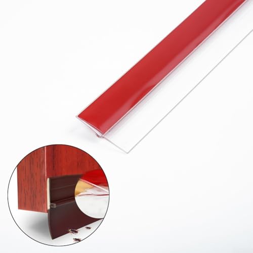 PVC-Wetterabisolierung für Türen unter der Tür, um Zugluft und Insekten zu blockieren (braun) von Jotekonoby