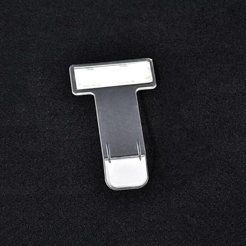 Praktischer KFZ-Ticket-Halter, transparent, T-Form, Windschutzscheiben-Clip (4 Stück) von Jotekonoby