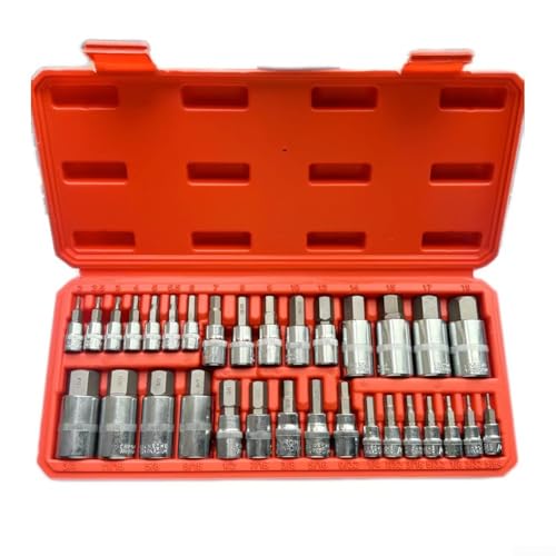 Professionelles 32-teiliges Sechskant-Bit-Steckschlüssel-Set mit Drehmomentschlüssel-Kompatibilität, sauber verpackt in Aufbewahrungsbox für einfachen Zugriff Professionelles 32-teiliges Sechskant-Bit-Steckschlüssel-Set mit Drehmomentschlüssel-Kompatibilität, sauber verpackt in Aufbewahrungsbox für einfachen Zugriff von Jotekonoby