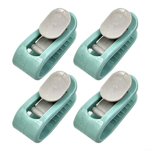 Quilt-Clip-Set, rutschfeste Halterungen zur Befestigung von Bettwäsche und Vorhängen, modernes Design, 4 Stück (blau) von Jotekonoby