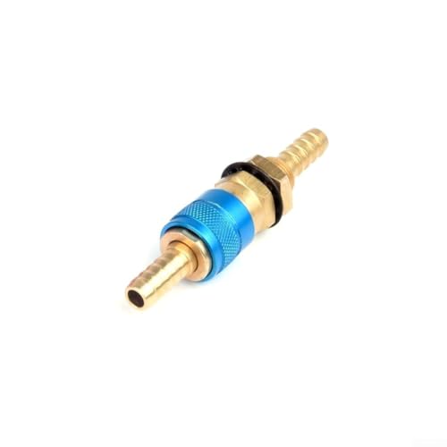 Robuster 6 mm 8 mm Messing Wasseranschluss für MIG TIG Taschenlampen Schnellmontage (10 mm blau) von Jotekonoby