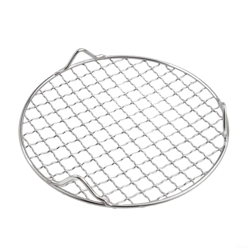 Rundes Kühlgitter aus Edelstahl mit elektrolytischer Polierung für einfache Reinigung nach dem Backen und Grillen (18 cm) von Jotekonoby