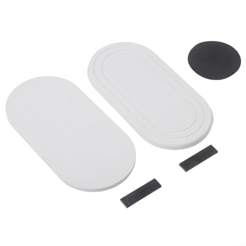Schnell trocknende Kieselstein-Tablett, 2 Stück, elegantes, wasserabsorbierendes Spülbecken-Zubehör (A) von Jotekonoby