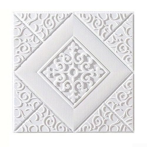 Self 3D Foam Tile Brick Wall Decor, Pack of 30 Safe and Sound Insulated ers for Family Spaces (White2) von Jotekonoby