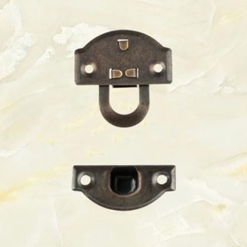 Set mit 10 Schnappverschluss für Schmuckkästen und Truhen, Antik-Bronze-Finish (Antik-Bronze) von Jotekonoby