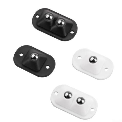 Set mit 4 Kugelrollen für reibungslose Mobilität, geeignet für Aufbewahrung, Nachttische und mehr (4#) von Jotekonoby