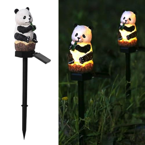 Solarbetriebene Gartenleuchten mit Panda-Tier-Design, wasserdicht, Rasen-Ornament Solarbetriebene Gartenleuchten mit Panda-Tier-Design, wasserdicht, Rasen-Ornament von Jotekonoby