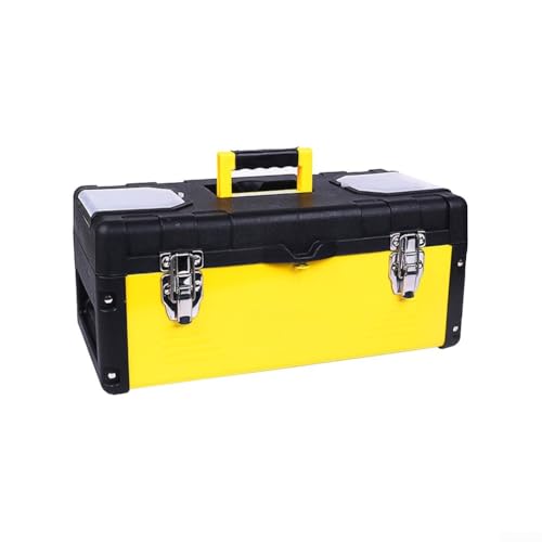 Tragbare Werkzeug-Organizer-Box mit abschließbarer Funktion und herausnehmbarem Tablett bietet große Kapazität Werkzeugaufbewahrung (43,2 cm) von Jotekonoby