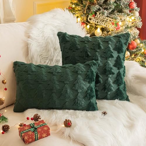 Weicher Polyester-Weihnachtsbaum-Überwurf, perfekt für lässigen Komfort und Urlaubsstimmung (grün 30 x 50 cm) von Jotekonoby