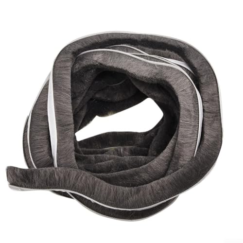 Zugluftstopper, 10 m, effizienter Wetterstreifen zum Abdichten von Lücken gegen Staub und Lärm (9 x 9 mm, grau) von Jotekonoby