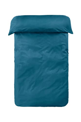 Jotex Zack Bettbezug - 100% hochwertige Bio-Baumwolle GOTS Zertifiziert Bettbezug - Lyons Blau, 240 x 220 cm von JOTEX