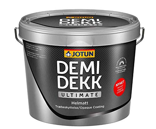 JOTUN DEMIDEKK ULTIMATE Helmatt Holz-Farbe | Wetterschutz-Farbe | Holzschutz-Farbe | Absolute Premium-Qualität |0,75 Liter AFTENSTEMNING 4129 von Jotun