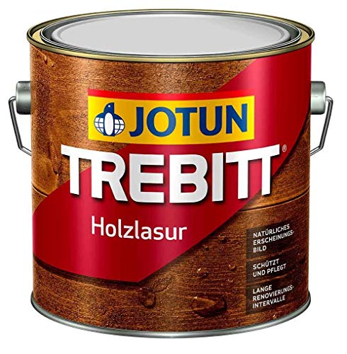 JOTUN TREBITT Holz-Lasur | Wetterschutz-Lasur | Holzschutz-Lasur | Premium-Qualität extrem lange Renovierungsintervalle |3 Liter PALISANDER 675 von Jotun