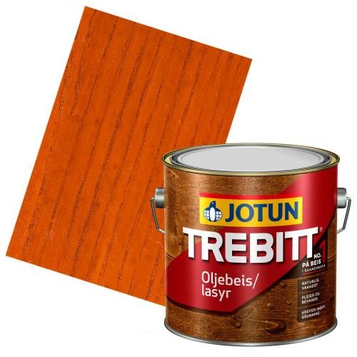 JOTUN TREBITT Lasur 530 Herbstrot 3l - Holzlasur Holzschutzlasur von Jotun