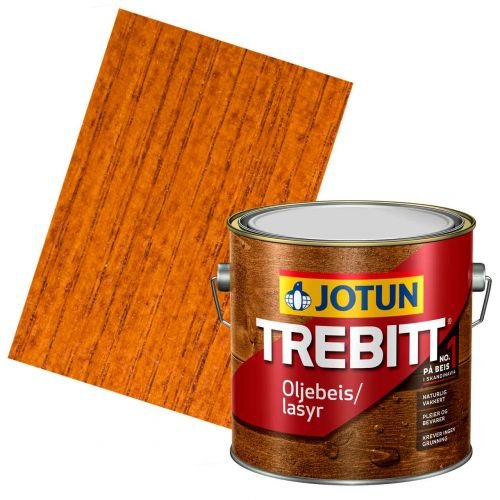 JOTUN TREBITT Lasur 623 Teak 3l - Holzlasur Holzschutzlasur von Jotun