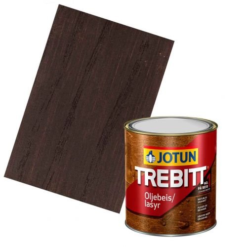 JOTUN TREBITT Lasur 675 Palisander 0,75l - Skandinavische Holzschutzlasur von Jotun