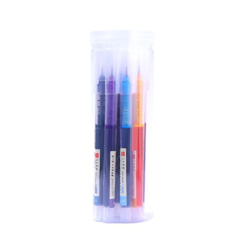 Joucien 0,5 mm langer, flüssiger Kugelschreiber, schnell trocknend, 12 Farben, Spritzenspitze, schnell trocknend, neutraler Stift, 12 Stück in Box von Joucien