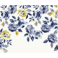 Joules Fototapete "Ocean Bloom Crème Mural 300x280cm", floral von Joules