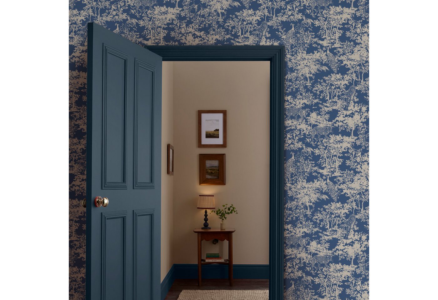 Joules Vliestapete Animal Forest, glatt, (1 St), Design Tapeten von Joules