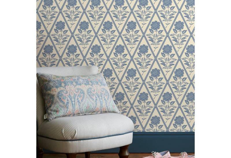 Joules Vliestapete Juliette Floral, glatt, (1 St), Design Tapeten von Joules