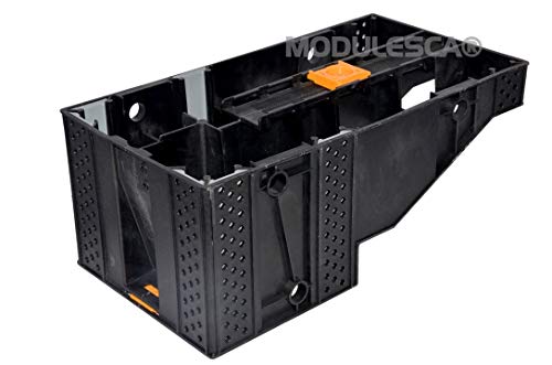 Jouplast IM020NOP06 Tritthocker Modulesca, Schwarz von Jouplast
