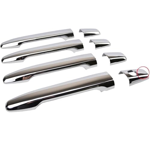 Jovarel Außentürgriffe für Kraftfahrzeuge Auto Links Außentür Griff ASX Abdeckung Lünette Protectiver Abdeckungen Trim Molding(1) von Jovarel