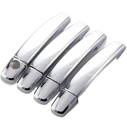 Jovarel Außentürgriffe für Kraftfahrzeuge Auto links außen tür griff ABS Außen Tasse Schüssel Abdeckung Trim Protector für vauxhall 2008-2018 von Jovarel