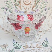 Glasschale Kristallglas Tischdeko Blumen Vintage Bleikristall Schale Schüssel Geschenkidee Sammler Glaskunst Handgemacht Essen Und Trinken Glasschale Kristallglas Tischdeko Blumen Vintage Bleikristall Schale Schüssel Geschenkidee Sammler Glaskunst Handgemacht Essen Und Trinken von Jovarte