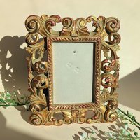 Schnörkel Bilderrahmen Gold von Jovarte