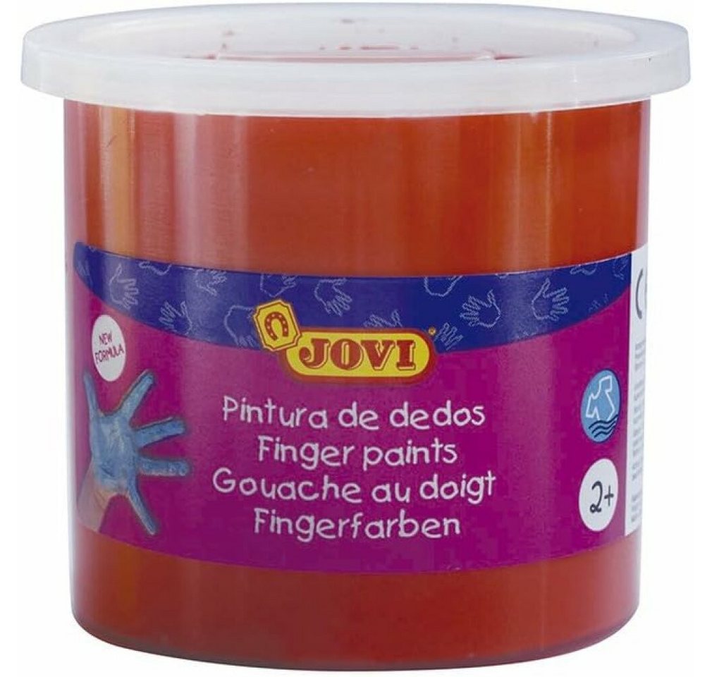 Jovi Papierscheren Fingerfarbe 5 Stück 125ml Rot Jovi Papierscheren Fingerfarbe 5 Stück 125ml Rot von Jovi