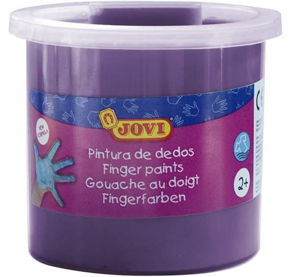 Jovi Papierscheren Fingerfarbe Etüie 5 Stücke 125ml Violett von Jovi