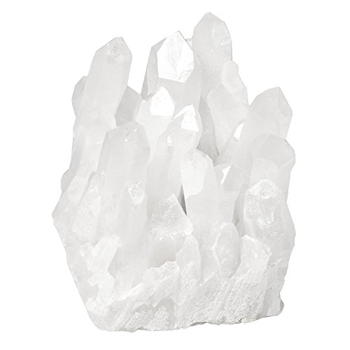 Jovivi Edelstein Deko Formlos Bergkristall Druse Titanium Kristall Cluster Quarz Geode Rohstein Feng Shui Dekoration für Wohnung Büro von Jovivi