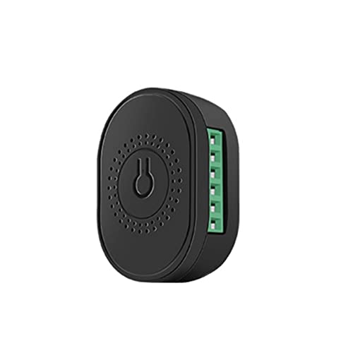 Jowsst Tuya Smart WiFi Fan Deckenventilator Schaltmodul Dual-Mode Reset Voice für Alexa Home Schwarz von Jowsst