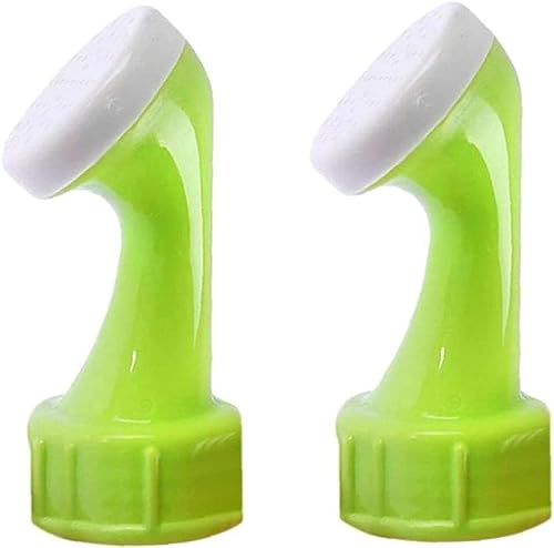 2 x Flaschen-Top-Bewässerungssprinkler, Duschkopf, tragbare Gießkannendüse, Bewässerungs-Tops, Kunststoff-Flaschen-Top-Auslaufsprüher Haushaltsbewässerungswerkzeug für Gartenbewässerung, Pflanze, von Jowxsx