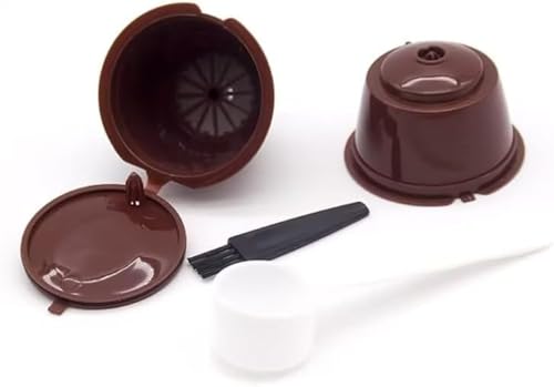 Wiederbefüllbare Kaffeekapsel, 2 Stück Wiederverwendbarer Kaffeekapsel für K-Fee Machines mit 1 Plastiklöffel, 1 Reinigungsbürste Kaffeemaschinenersatzteile Wiederbefüllbare Kaffeekapsel, 2 Stück Wiederverwendbarer Kaffeekapsel für K-Fee Machines mit 1 Plastiklöffel, 1 Reinigungsbürste Kaffeemaschinenersatzteile von Jowxsx