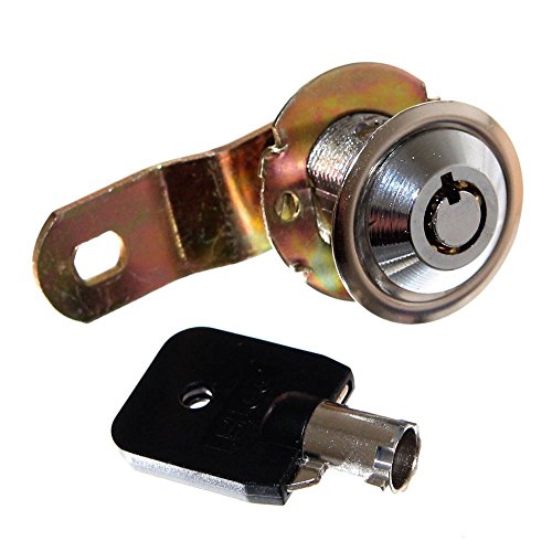 1 Automatenschloß 27mm Zylinderschloß Einbau-Schloß Tür Sicherung Ersatz Flipperautomat Neu Pinball Lock Key Joy-Button von Joy-Button