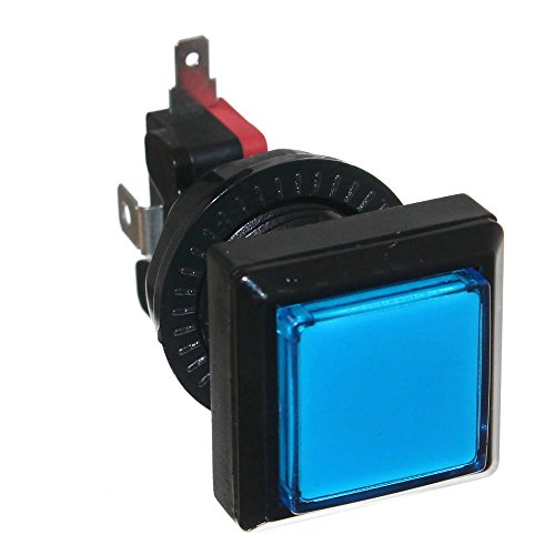 1 Button 4-eckig Taster Automat Mikroschalter Microswitch BLAU LED Taster Push Switch Pinball BLUE Neu Joy-Button 1 Button 4-eckig Taster Automat Mikroschalter Microswitch BLAU LED Taster Push Switch Pinball BLUE Neu Joy-Button von Joy-Button