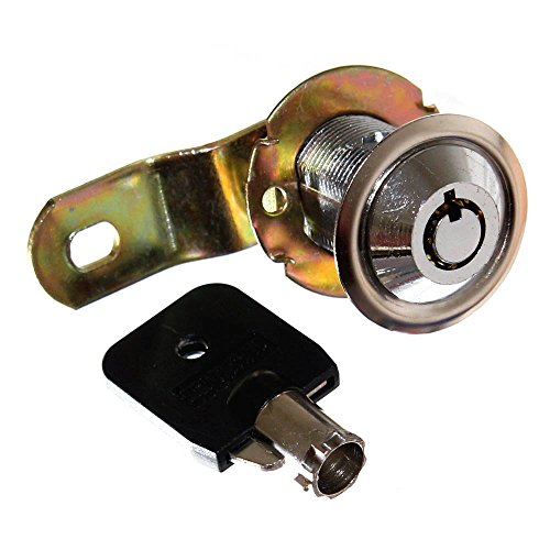 1 Pinball 7-pin Automatenschloß Zylinderschloß 32mm Einbau-Steck-Schloß Neu Klappe Sicherung Flipperautomat Lock Key Joy-Button von Joy-Button